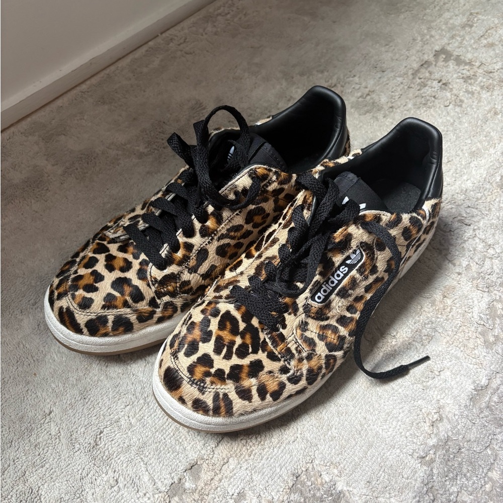 Adidas Leopard Print Continental 80s
